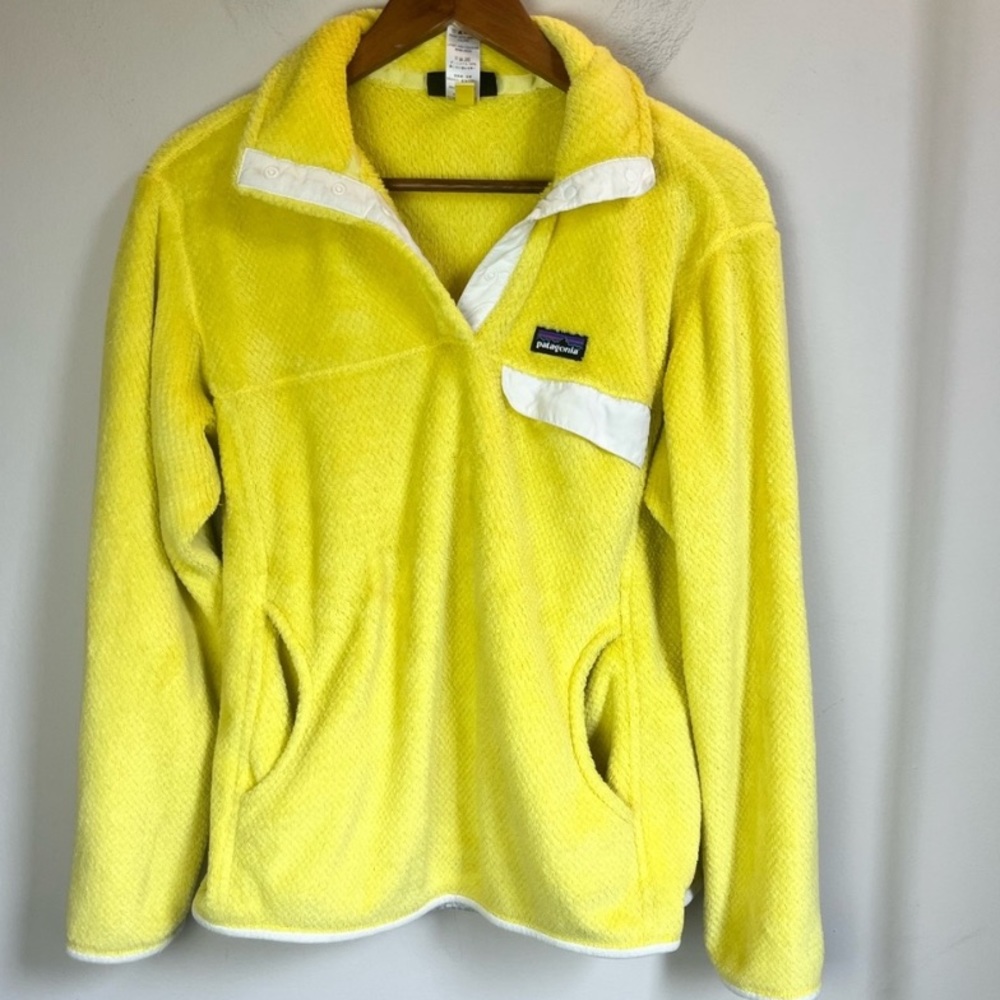 💛Patagonia Snap T Fleece Pullover Rare Limited Edition Yellow Large💛